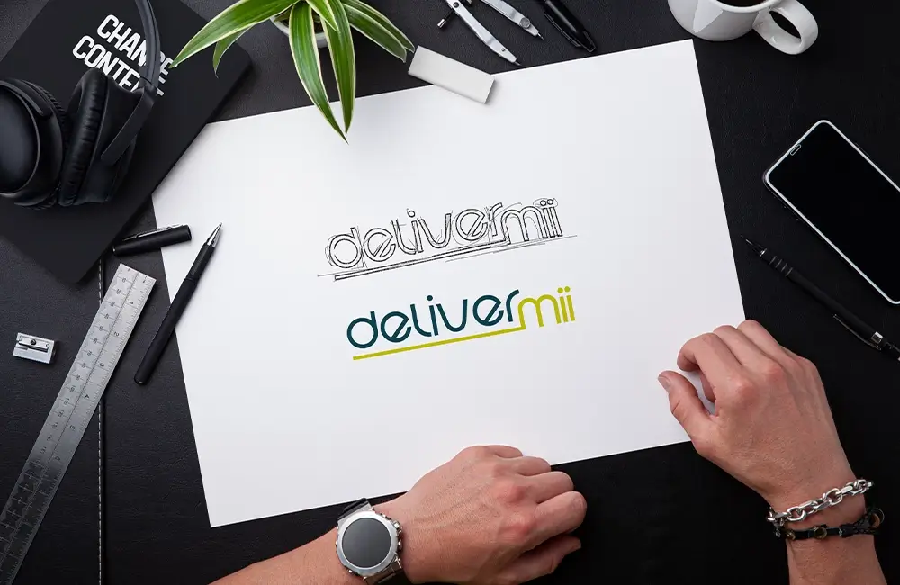 Logozeichnung Delivermii