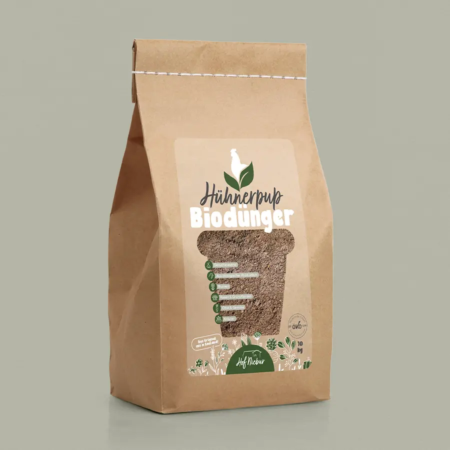 Verpackungsdesign Hühnerpup